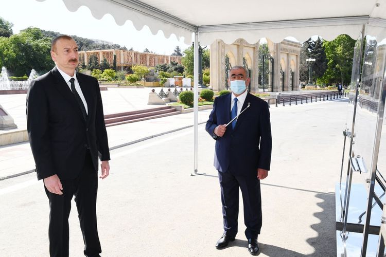 İlham Əliyev Bakıda yerüstü piyada keçidinin açılışında iştirak etdi -     FOTOSESSİYA
