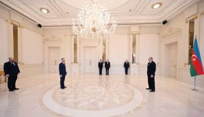 Azərbaycan Prezidenti yeni təyin olunmuş səfirin etimadnaməsini qəbul etdi — foto 1