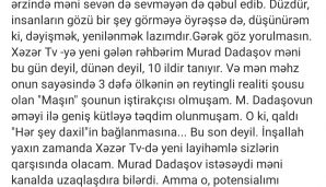"Bu son deyil" -   Tolik bağlanan verilişindən danışdı — foto 2