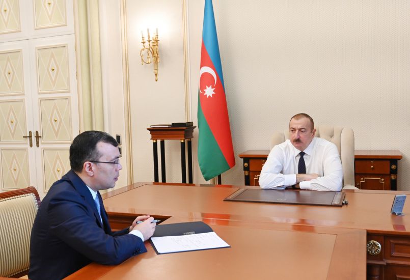 Prezident Sahil Babayevi qəbul etdi
