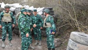 Məhərrəm Əliyev Elçin Quliyevlə Ermənistanla sərhəddə -   FOTOLAR — foto 1