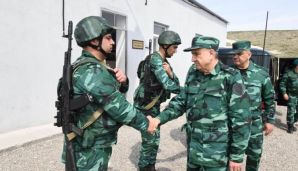 Məhərrəm Əliyev Elçin Quliyevlə Ermənistanla sərhəddə -   FOTOLAR — foto 4
