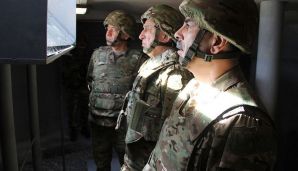 Məhərrəm Əliyev və Zakir Həsənov ön xətdəki hərbi hissələrdə -     VİDEO — foto 4