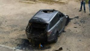 Azərbaycanda son model "Range Rover" yandı -       VİDEO — foto 1
