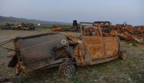 Düşmənin məhv edilmiş hərbi texnikaları -       FOTO — foto 2