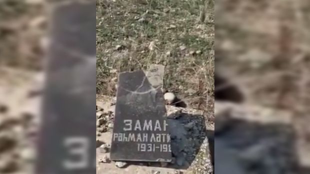 27 il sonra atasının Zəngilandakı məzarını ziyarət edən hərbçimiz -     VİDEO