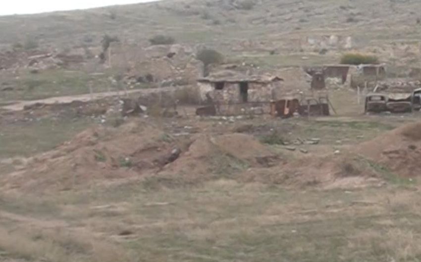 Cəbrayıl rayonunun işğaldan azad olunan kəndlərinin videogörüntüləri