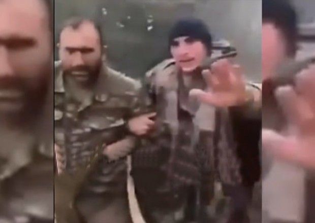 Azərbaycanın daha bir hərbçisinin əsirlikdə olan görüntüsü yayıldı -       VİDEO