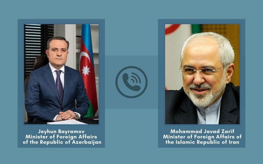 Ceyhun Bayramov iranlı həmkarına başsağlığı verdi