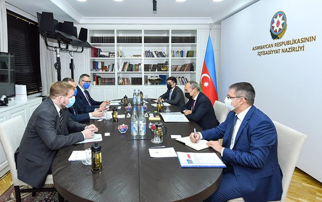 Mikayıl Cabbarov Polşa səfiri ilə görüşdü -     FOTO
