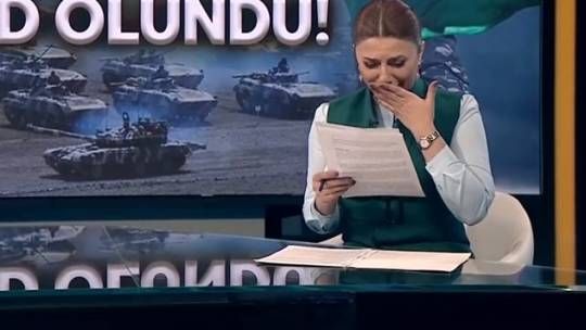 Aparıcı rayonun azad olunma xəbərini oxuyarkən ağladı