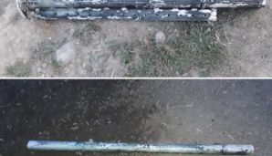 Bərdəyə atılan kasetli bombanın qalıqları -       FOTO — foto 1