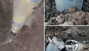 Bərdəyə atılan kasetli bombanın qalıqları -       FOTO — foto 3