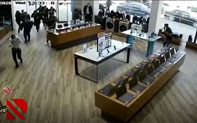 Bərdəyə raketin düşdüyü an -     VİDEO