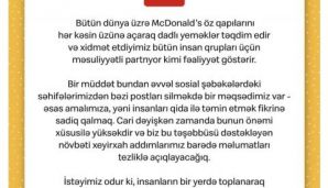 "McDonalds"ın Azərbaycanda reklam və piar işlərini həyata keçirən şirkətin adı açıqlandı -     FOTO — foto 2