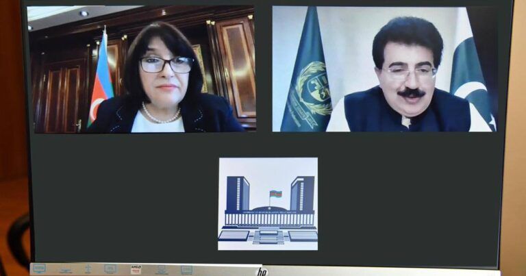 Azərbaycan-Pakistan parlament sədrlərinin videokonfrans formatında görüşü oldu