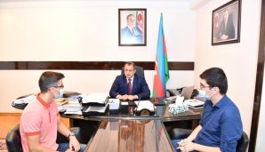Adil Əliyev qəbul imtahanlarında yüksək bal toplayan tələbələrlə görüşdü -       FOTO — foto 1