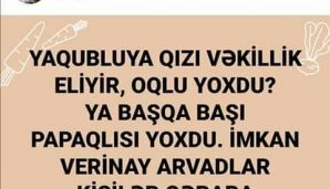 “Tofiq Yaqubluya qızı vəkillik edir, başıpapaqlısı yoxdur?” deyən aktyordan     AÇIQLAMA — foto 1