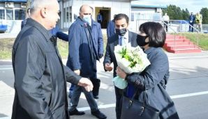 Azərbaycan Milli Məclisinin sədri Rusiyaya rəsmi səfərə getdi -     FOTO — foto 1
