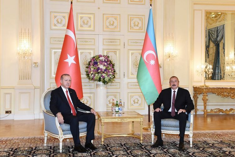 İlham Əliyev Ərdoğana təşəkkür etdi