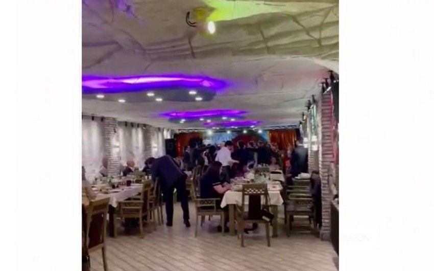 Bakıda toy mərasimi təşkil edildi, polis müdaxilə etdi