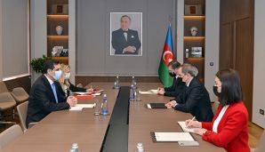 Ceyhun Bayramov Erkan Özoralla görüşdü — foto 1