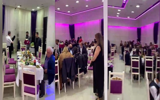 Xırdalanda şadlıq evində toy edənlər saxlanılıb -     VİDEO