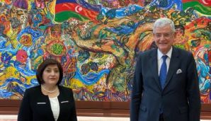 Sahibə Qafarova BMT Baş Assambleyasının Prezidenti ilə görüşdü — foto 1