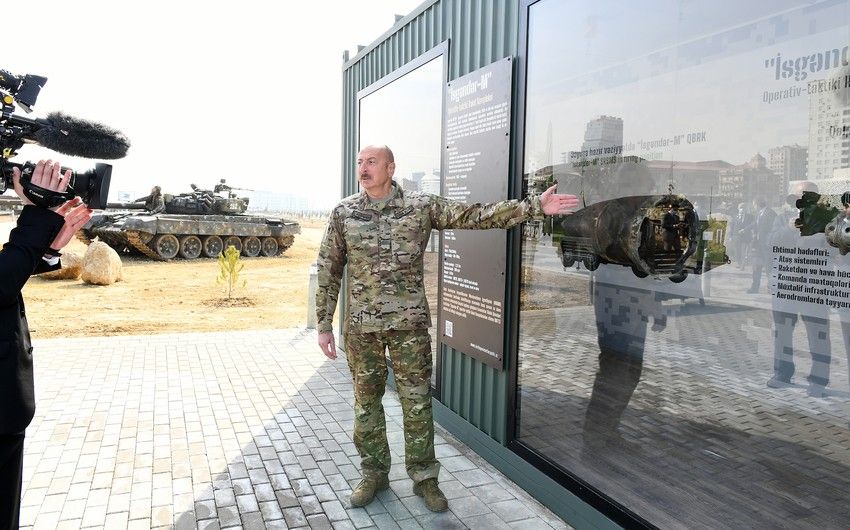 “Hərbi Qənimətlər Parkının salınması tariximizin şanlı səhifələrindəndir”