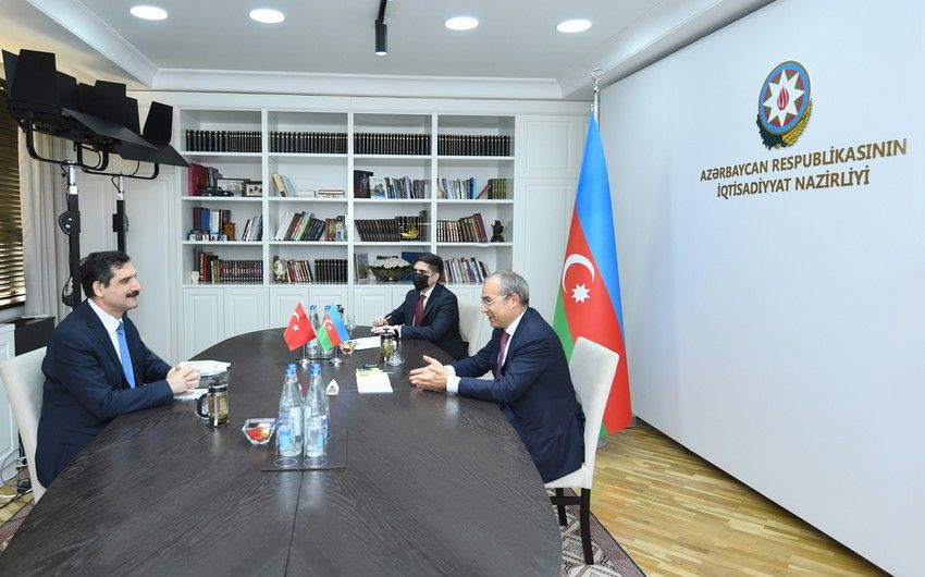 Mikayıl Cabbarov Erkan Özoralla görüşdü