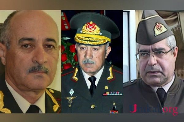 Müdafiə Nazirliyinin üç generalı işdən çıxarıldı