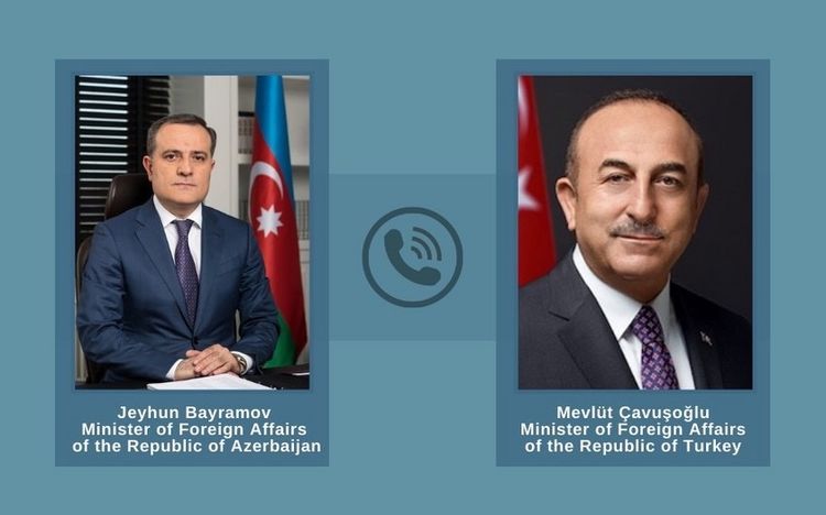 Ceyhun Bayramovla Çavuşoğlu telefonla danışdı