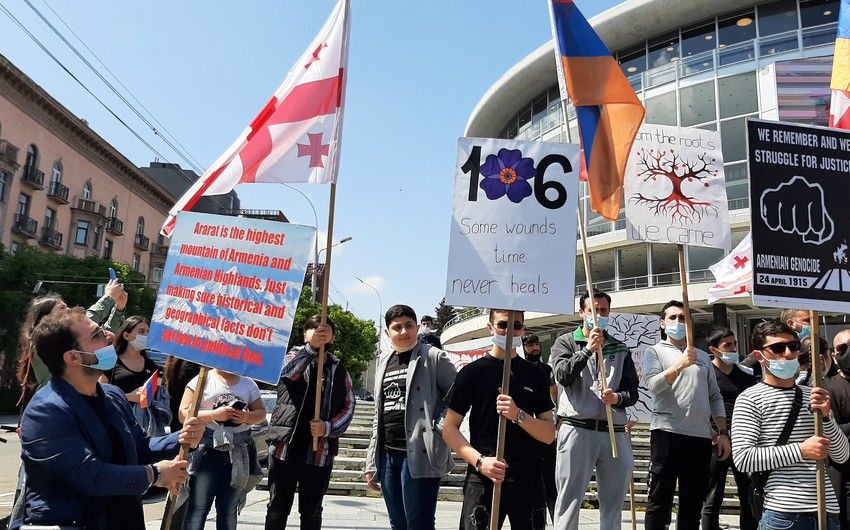 Ermənilər Azərbaycan və Türkiyəyə qarşı təxribat törətdi