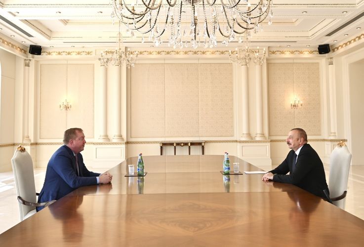 Prezident İlham Əliyev “Boeing Commercial Airplanes” Şirkətinin prezidenti və baş icraçı direktorunu qəbul etdi