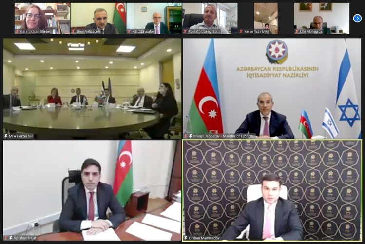 Azərbaycan-İsrail Birgə Hökumətlərarası Komissiyanın növbəti iclası keçirildi