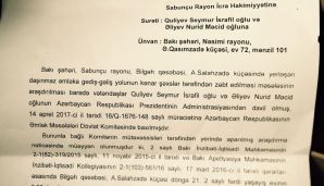 Deputatın atası ilə vətəndaş arasında mülk qalmaqalı davam edir –      “Şeyx məni qəbul etmədi” — foto 13