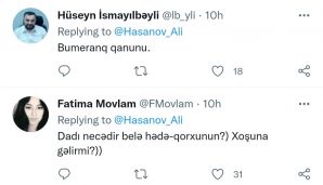 Tualetdə çəkilmiş videosu ilə şantaj edildiyini deyən Əli Həsənova sosial şəbəkədə nə yazdılar? –      “Çək cəzanı...” — foto 2