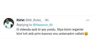 Tualetdə çəkilmiş videosu ilə şantaj edildiyini deyən Əli Həsənova sosial şəbəkədə nə yazdılar? –      “Çək cəzanı...” — foto 5