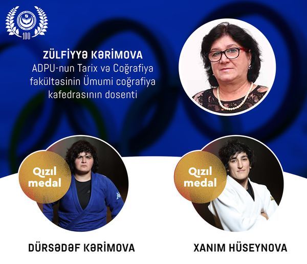 Paralimpiya çempionlarımız ADPU dosentinin övladlarıdır