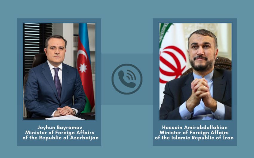 Azərbaycan və İran XİN başçıları telefonla danışdı