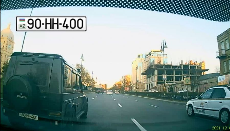 "Gelandewagen"lə qəza şəraiti yaradan sürücü: "Youtube-da videolarıma bax, gör kiməm mən..." -       VİDEO