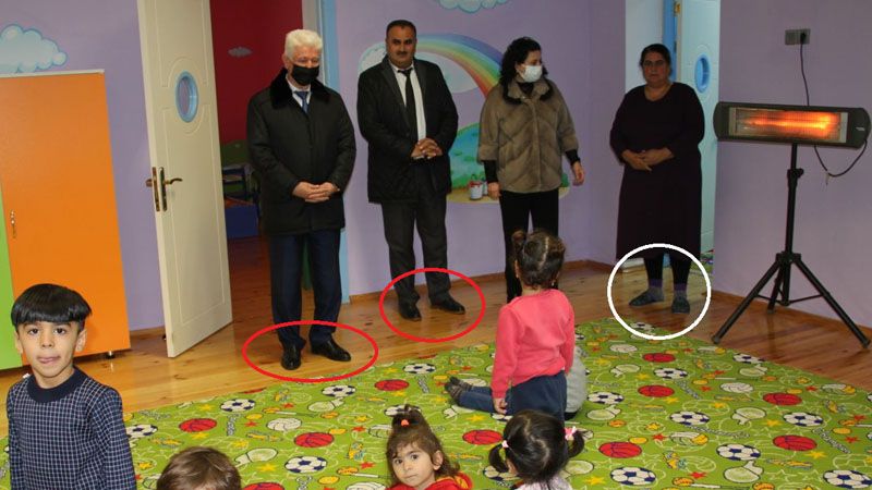 İcra başçısı pandemiya ilə bağlı bağçada yoxlama apardı: Özü qaydaları pozdu -       FOTO