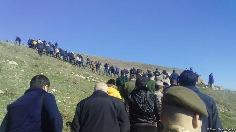 Diplomatik korpus nümayəndələri Cəbrayıl şəhərində dağıntılarla tanış olublar