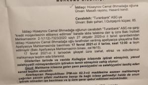 “Turan Bank” vətəndaşı aldatdı -   “Adıma külli miqdarda pul götürərək yoxa çıxıblar” — foto 6