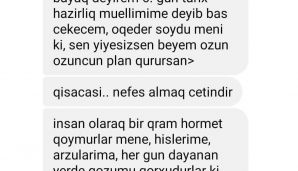 Özünü 20-ci mərtəbədən atan tələbə qızın tükürpədən mesajları üzə çıxdı -         FOTO — foto 2