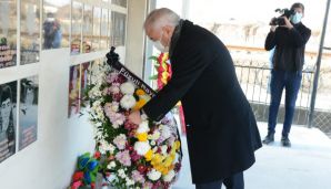 Füzuli rayonunun Böyük Bəhmənli kəndində şəhidlərin xatirəsinə "Bulaq" abidə kompleksinin açılışı oldu — foto 1