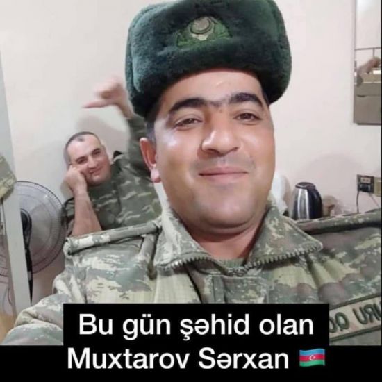 Bu gün şəhid olan hərbçinin         FOTOLARI