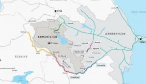 Ağdamdan Xankəndinə dəmir yolu çəkilir -       Türkiyədən YENİ XƏRİTƏ — foto 1