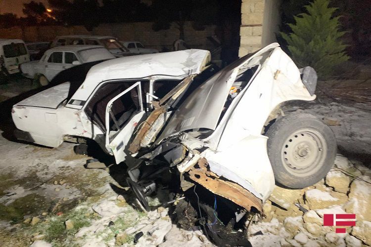 Bakıda körpünün üzərində 11 avtomobil toqquşub, xəsarət alanlar var -        FOTO