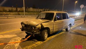 Bakıda körpünün üzərində 11 avtomobil toqquşub, xəsarət alanlar var -        FOTO — foto 3